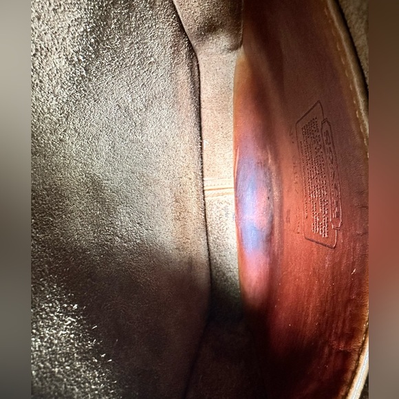 VINTAGE COACH BRITISH TAN LEATHER TURNLOCK STATION BAG 5130 - Picture 17 of 17